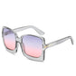 Women's  Big Frame Gradient Sunglasses