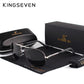 KINGSEVEN Men's Vintage Aluminum Polarized Sunglasses