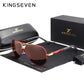 KINGSEVEN Men's Vintage Aluminum Polarized Sunglasses