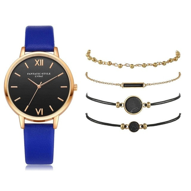 Analog Quartz Watch Set