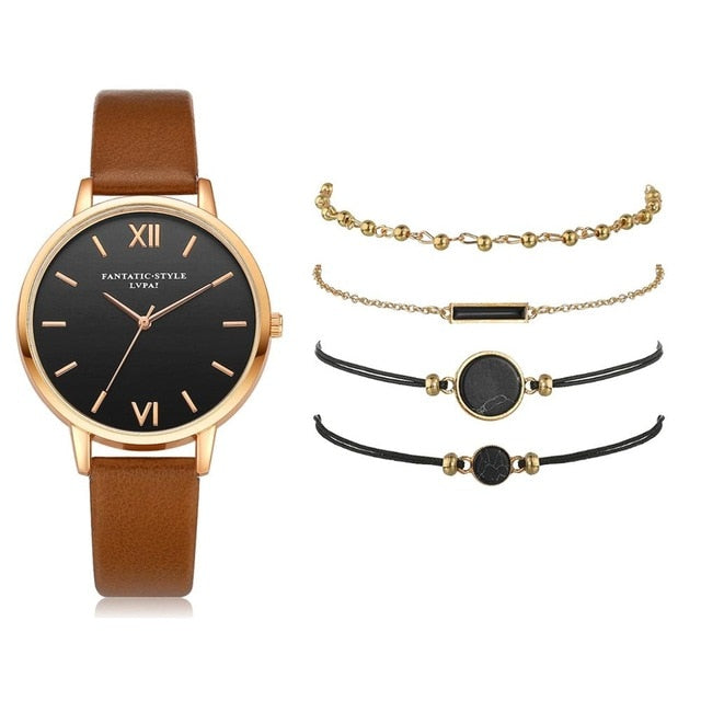 Analog Quartz Watch Set