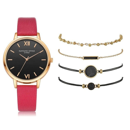 Analog Quartz Watch Set