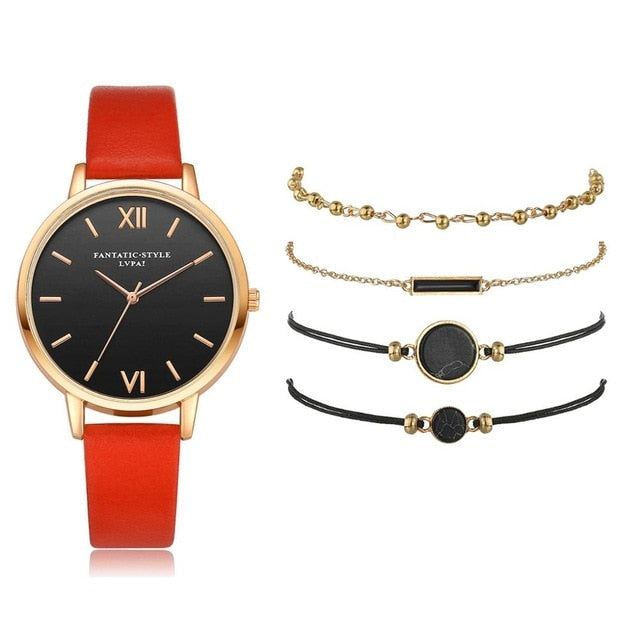 Analog Quartz Watch Set