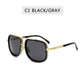 Big Frame Unisex Metal Sunglasses