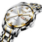 Men's Stainless Steel Luminous Quartz Watch