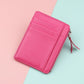 1PC Small Wallet Credit Multi-Card Holders Package Fashion PU Function Zipper Ultra-Thin Organizer Case Student Women Coin Purse.