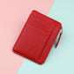 1PC Small Wallet Credit Multi-Card Holders Package Fashion PU Function Zipper Ultra-Thin Organizer Case Student Women Coin Purse.