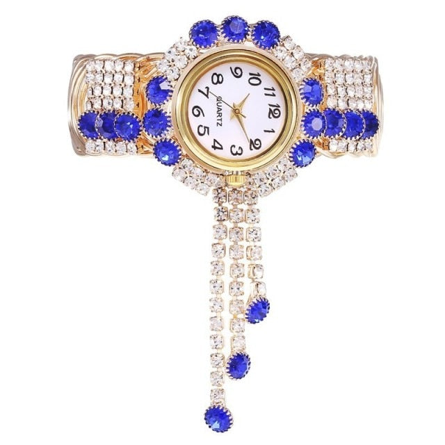 Top Brand Luxury Rhinestone Bracelet Watch Women’s Watches Ladies Wristwatch Relogio Feminino Reloj Mujer Montre Femme Clock