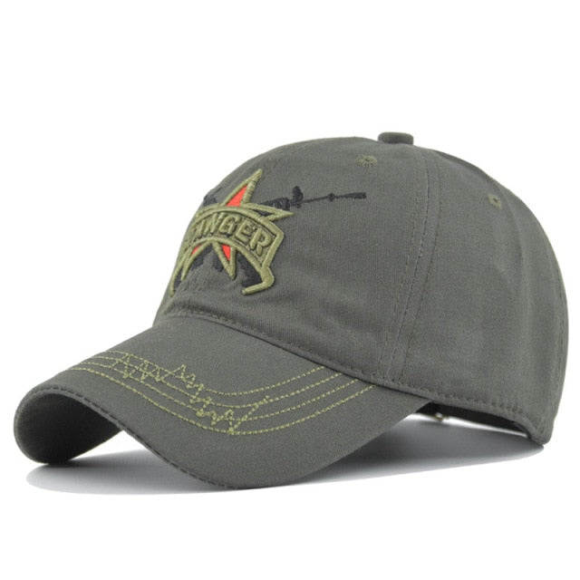 Men's Army Camouflage Brazil Flag Cap