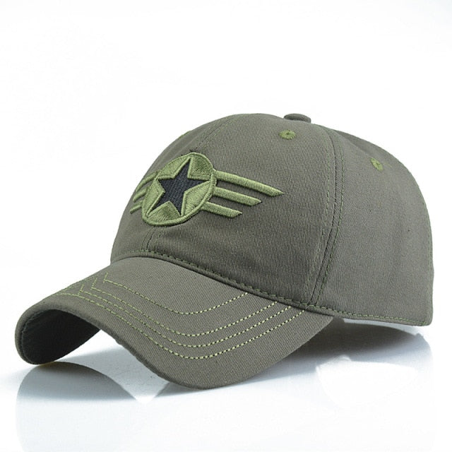 Men's Army Camouflage Brazil Flag Cap