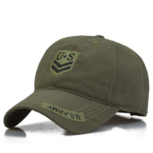 Men's Army Camouflage Brazil Flag Cap