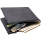 2021 New Mens Wallet Short Multi-card Coin Purse Fashion Casual Wallet Male Youth Thin Three-fold Horizontal Soft Wallet Men PU.