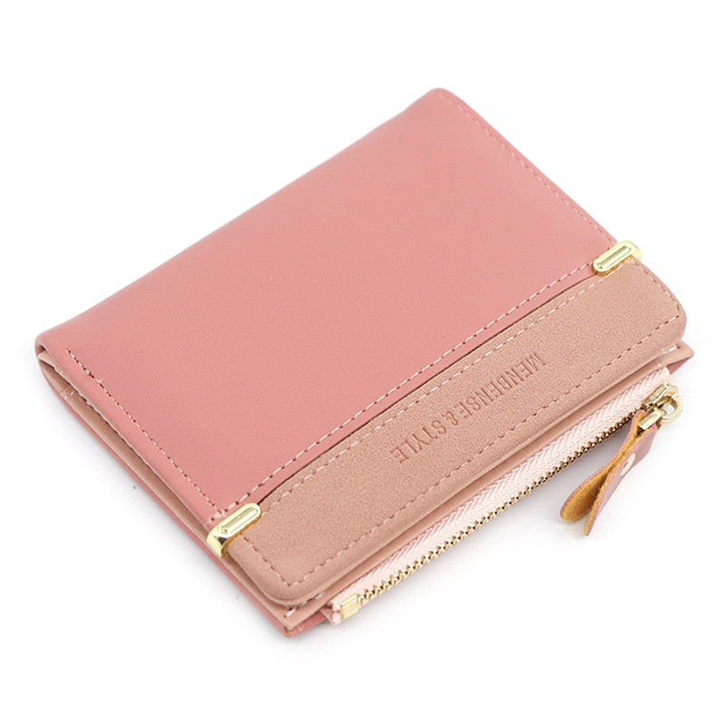 Womens Wallet Short Women Coin Purse Fashion Wallets For Woman Card Holder Small Ladies Wallet Female Hasp Mini Clutch For Girl.