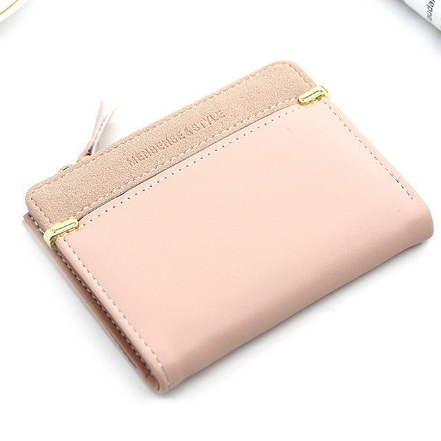 Womens Wallet Short Women Coin Purse Fashion Wallets For Woman Card Holder Small Ladies Wallet Female Hasp Mini Clutch For Girl.