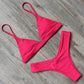 Women's Push Up Halter Bandage Bathing Bikini