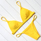 Women's Push Up Halter Bandage Bathing Bikini