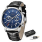 Men’s Casual Leather Chronograph Watch