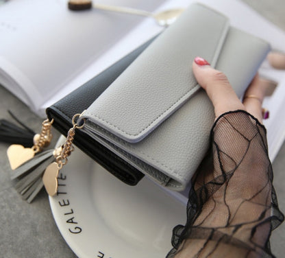 Women Wallets Phone Clutch Bag Purses Long Wallets For Girl Ladies Money Coin Pocket Card Holder Tassel Wallets 2021 New.