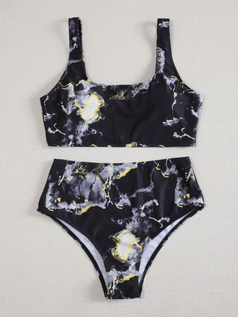 Women's Sexy Marble Swimsuit