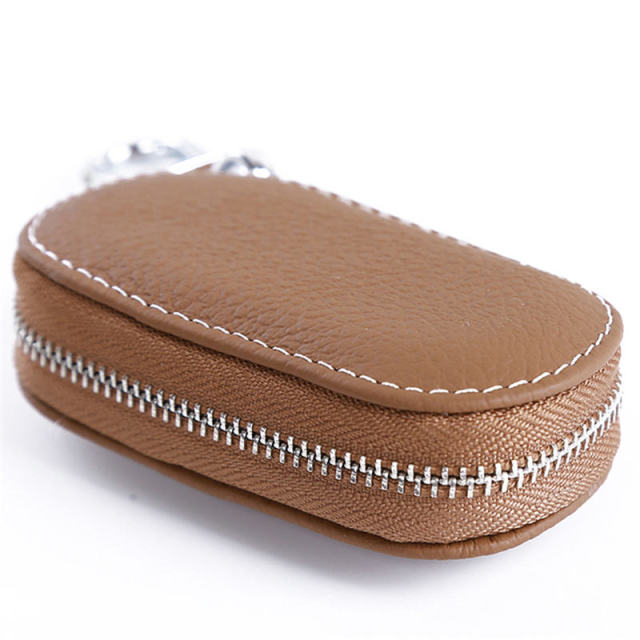 Unisex Leather Car Key Pouch