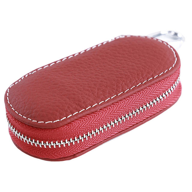 Unisex Leather Car Key Pouch