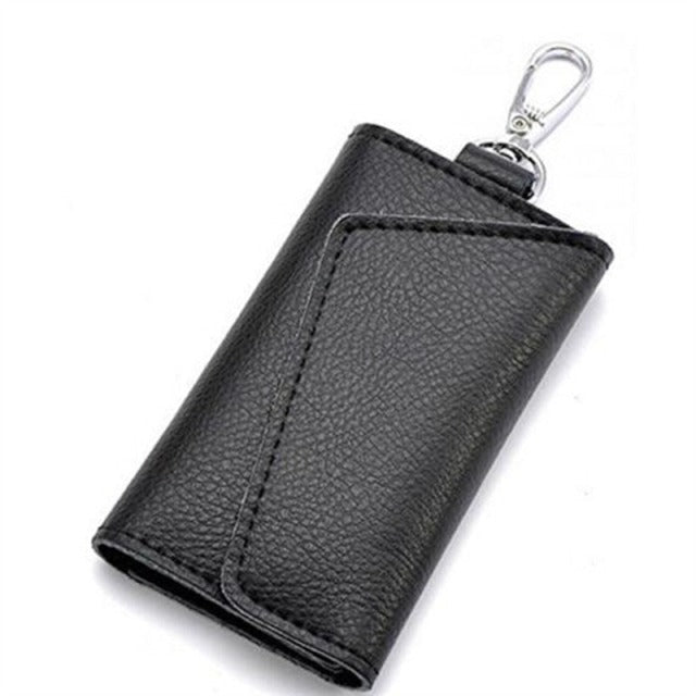 Unisex Leather Car Key Pouch