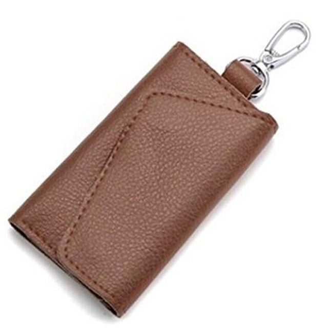 Unisex Leather Car Key Pouch