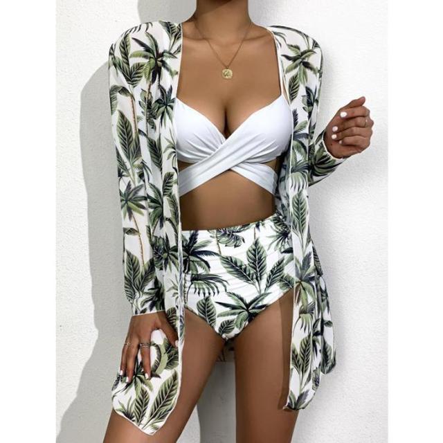 Women’s long sleeved Three Piece Bikini