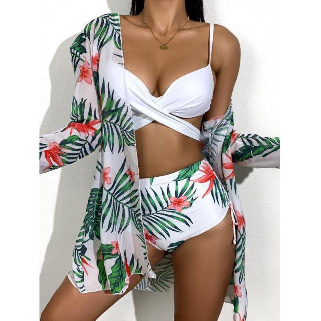 Women’s long sleeved Three Piece Bikini