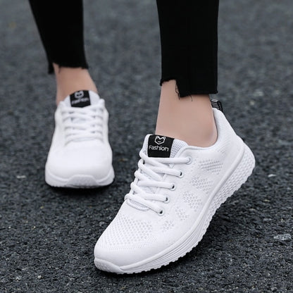 Women’s Lace-Up Mesh Sneakers