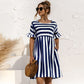 Women's Striped Print Dress