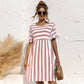 Women's Striped Print Dress