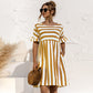 Women's Striped Print Dress