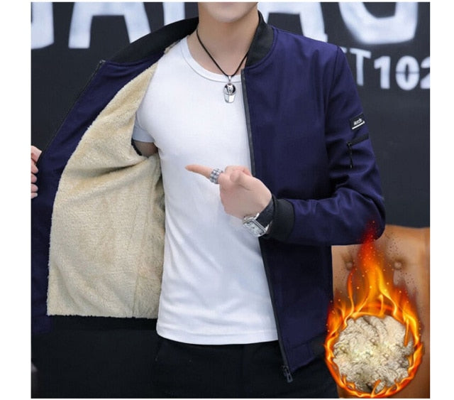 Men’s Fleece Bomber Jacket