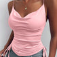 Women’s Satin Camis Vest Women Satin Sleeveless Camisole