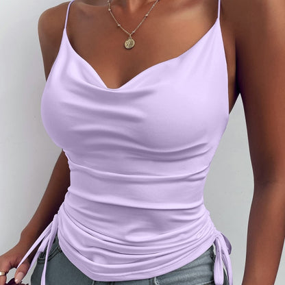 Women’s Satin Camis Vest Women Satin Sleeveless Camisole