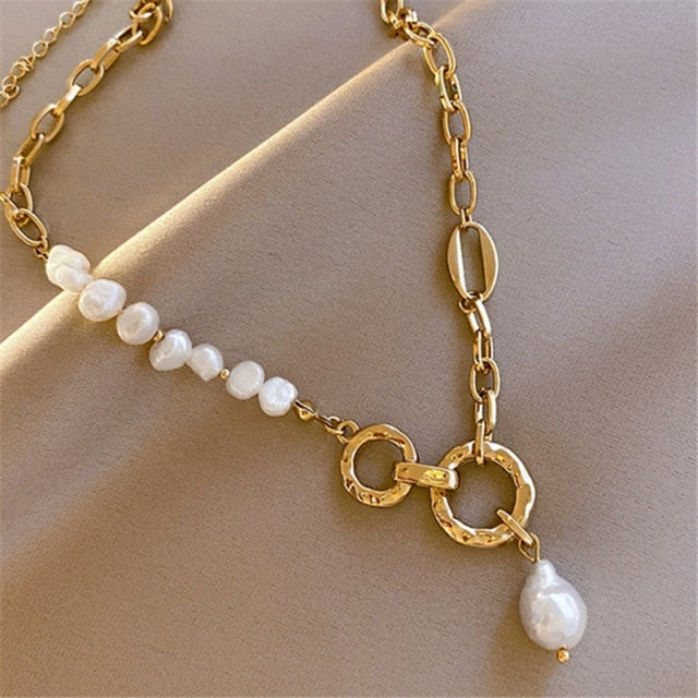 Women's Wind Pearl Necklace