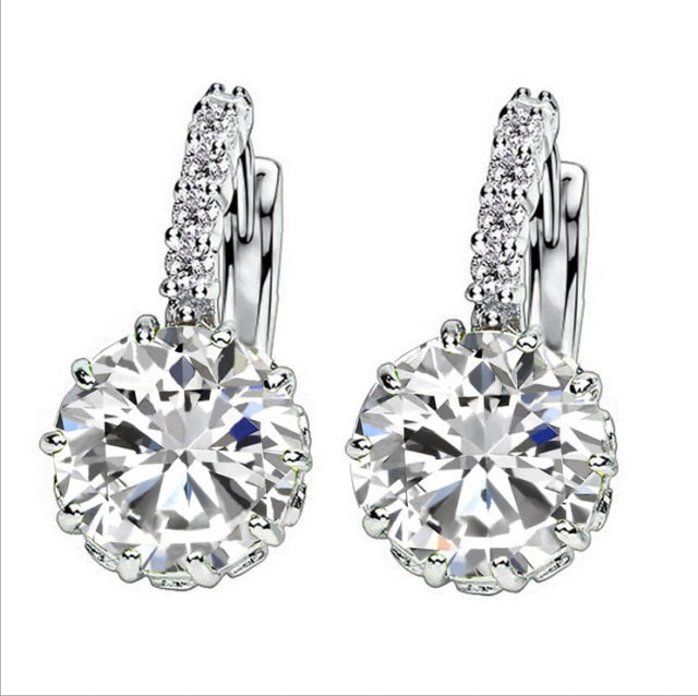 Women's Vintage Crystal Stud Earrings