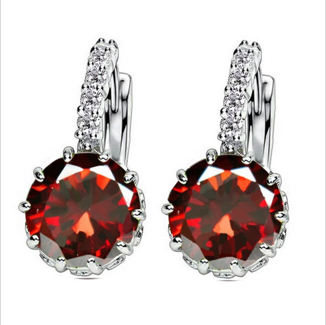 Women's Vintage Crystal Stud Earrings