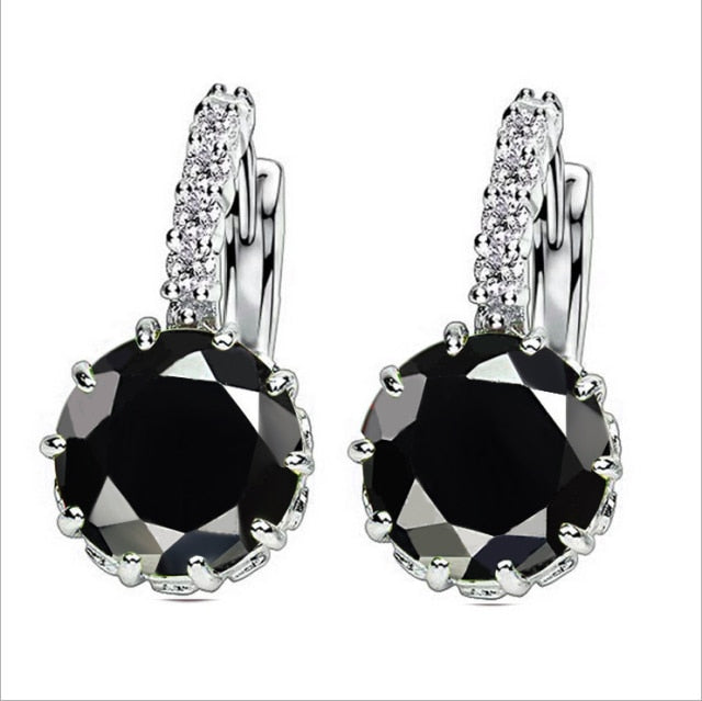 Women's Vintage Crystal Stud Earrings