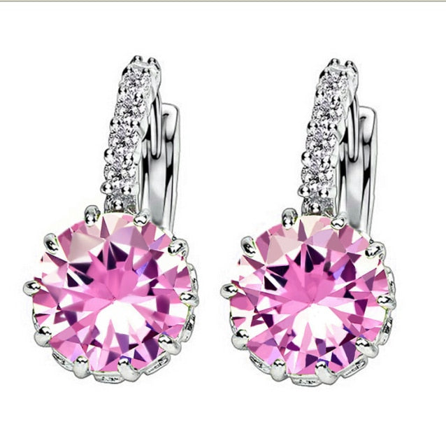 Women's Vintage Crystal Stud Earrings