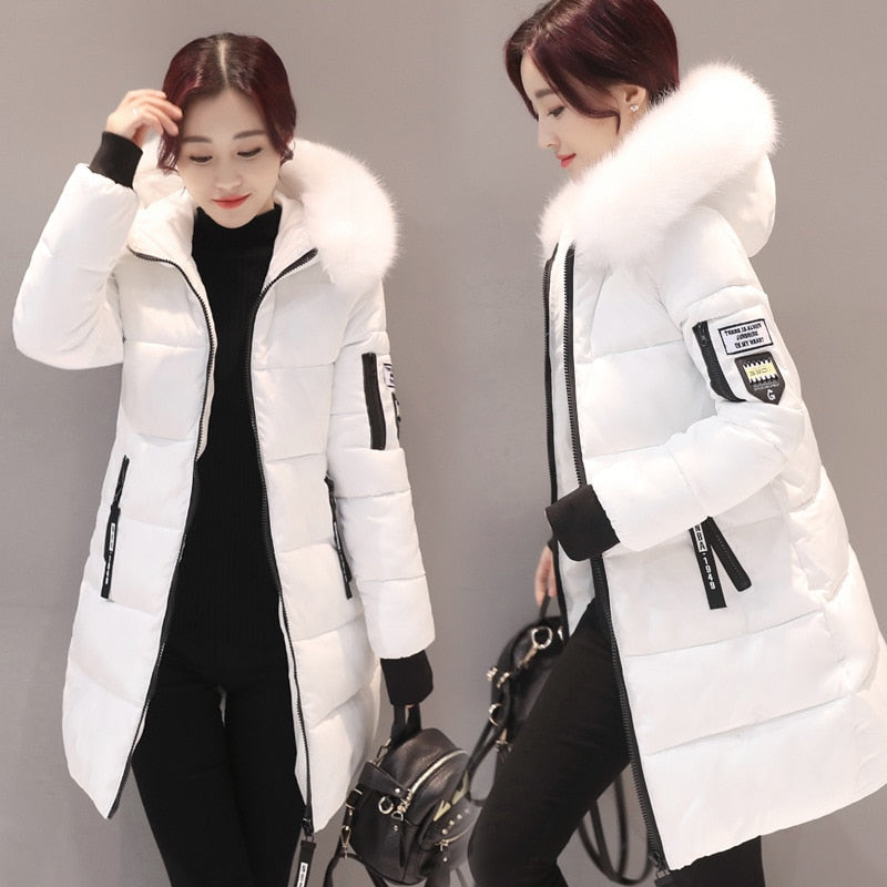 Women's Plus Size Hooded Winter Coat