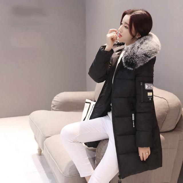 Women's Plus Size Hooded Winter Coat