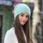 Women's Fur Knitted Beanie Cap