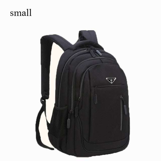 Big Capacity Men Backpack Laptop 15.6 Oxford Gray Solid High School Bags Teen College Student Back Pack Multifunctional Bagpack.