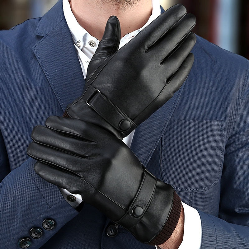 Men’s Black Winter Business Gloves