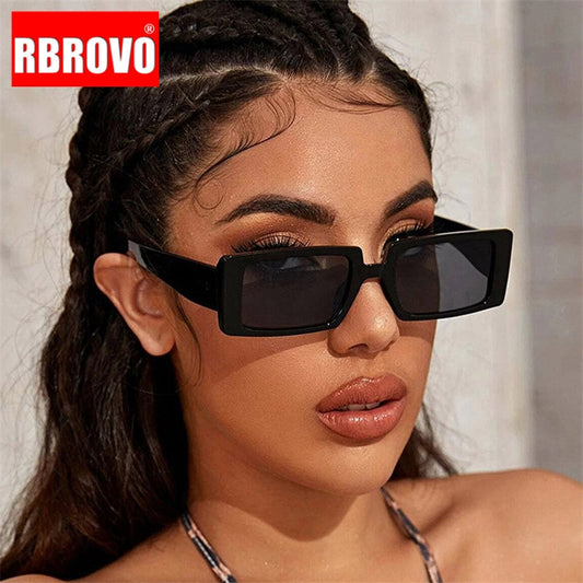 Women's Square Retro Sunglasses