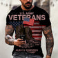 Men's American Flag  O-Neck Tops