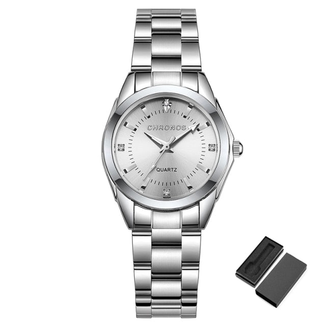 Women’s Elegant Stainless Steel Wristwatch