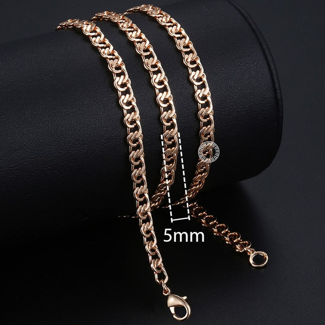 Women's Vintage Rose Gold Necklace